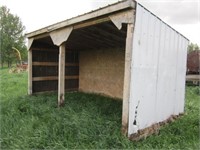 Wooden Calf Shelter c/w Tin Roof & Skids (8'x16')