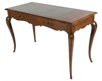 French Style Cherry Leather Top Desk