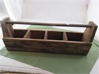 Wood Divided Tool Caddy