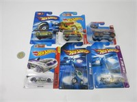 6 voitures hot wheels die cast