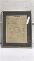 Antique Map Medfield, Washington K15E