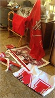 Flags, poster, misc husker