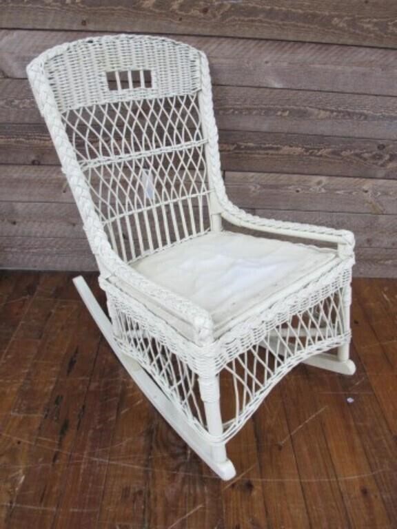 WICKER ROCKER LADY ROCKER  25 X 17W 29H