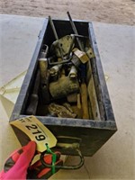 Tool Box filled with assortment of tools