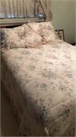 Full Size Comforter set with Throw Pillow, Shams,