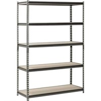 Muscle Rack 48W x 18D x 72H 5-Shelf Steel