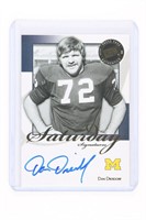 DAN DIERDORF AUTO FOOTBALL CARD