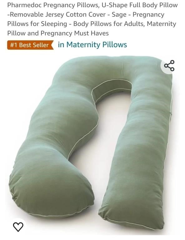 U-Shape Full Body/Pregnancy Pillow -