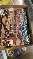 Costume beaded necklaces