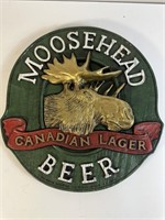 moose head Canadian beer, plastic sign