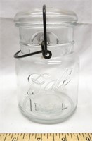 Ball Ideal Canning Jar Pat 1908 Pint w/ glass lid