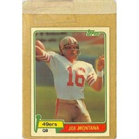 1981 Topps Joe Montana Rookie Near Mint