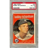 1959 Topps Bobby Richardson Psa 4