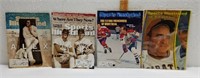 Lot of 4 Sports Illustrated magazines
