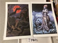 NUMBERED COMIC PRINTS 12X18