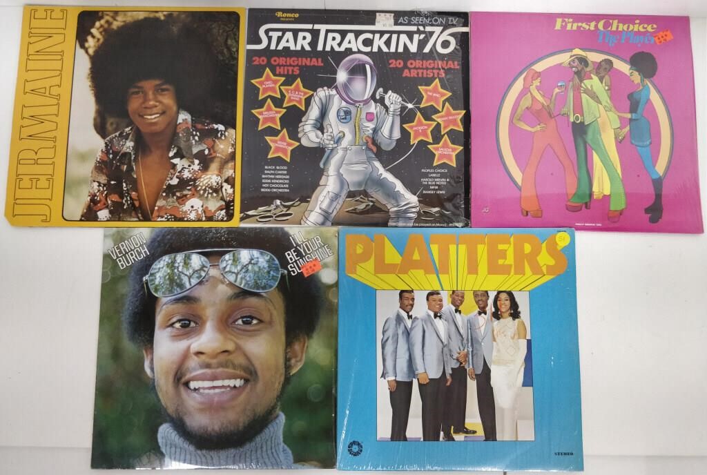 5 Lps incl. Platters, Vernon Brunch, Jermaine, etc