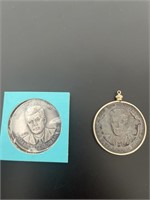 2 JFK vintage coins