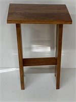 Walnut Table Country  10” x 15” x 22” Tall