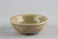 Chinese Celadon Porcelain Bowl Tongzhi w/Cert
