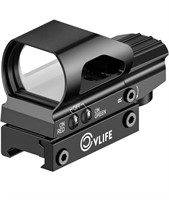 CVLIFE Red Green Dot Sight, 4 Adjustable Reticle
