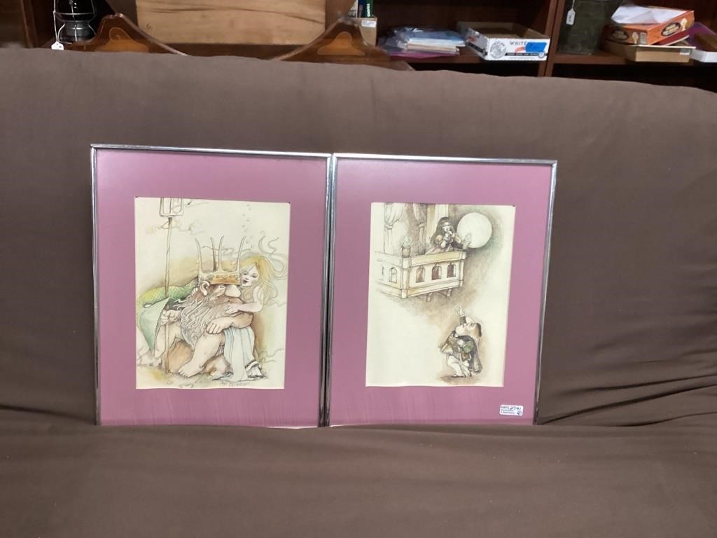 (2) Framed Gary Patterson Pictures