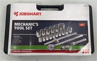 Jobsmart 20pc 3/4Dr SAE Mechanic’s Tool Set