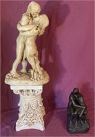 Sculptures and stand