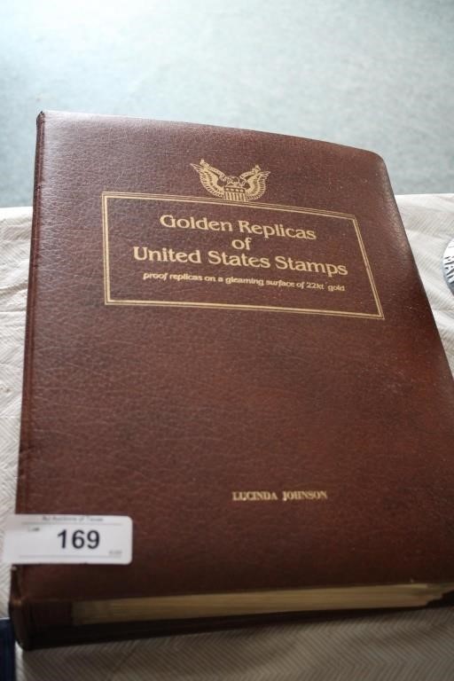 GOLDEN REPLICAS OF UNITED STATES STAMPS