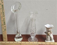 3 Assorted Flower Holders