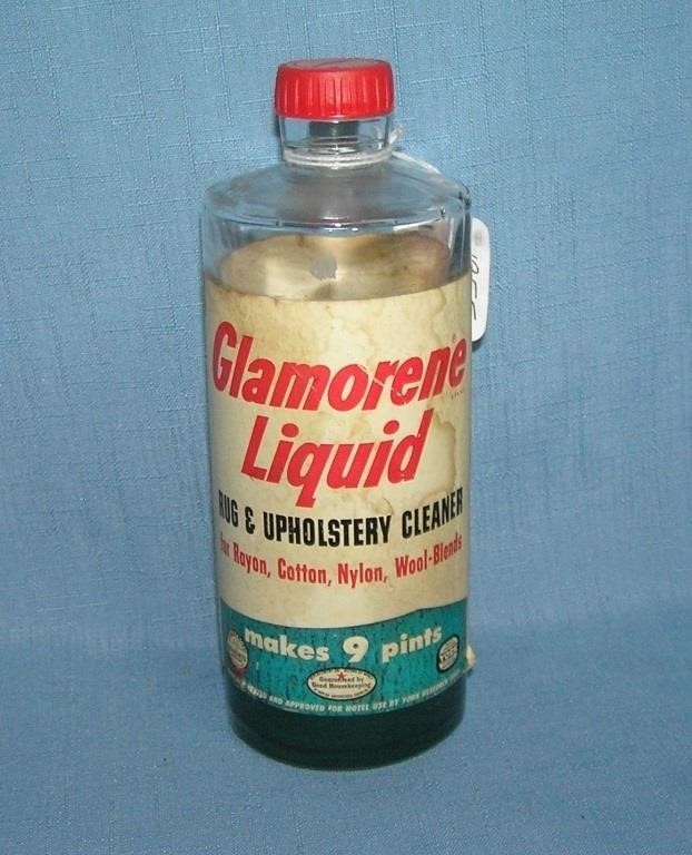 Glamorene liquid rug and uphostery cleaner, c. 195