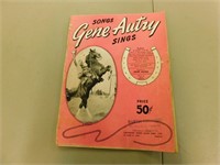 Gene Autry Song book & and Paint Book