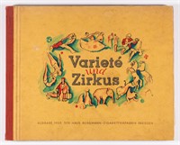 VARIETE UND ZIRKUS CIGARETTE CARD BOOK