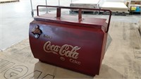 Vintage Style Coca-Cola Ice Box W/ Bottle Opener