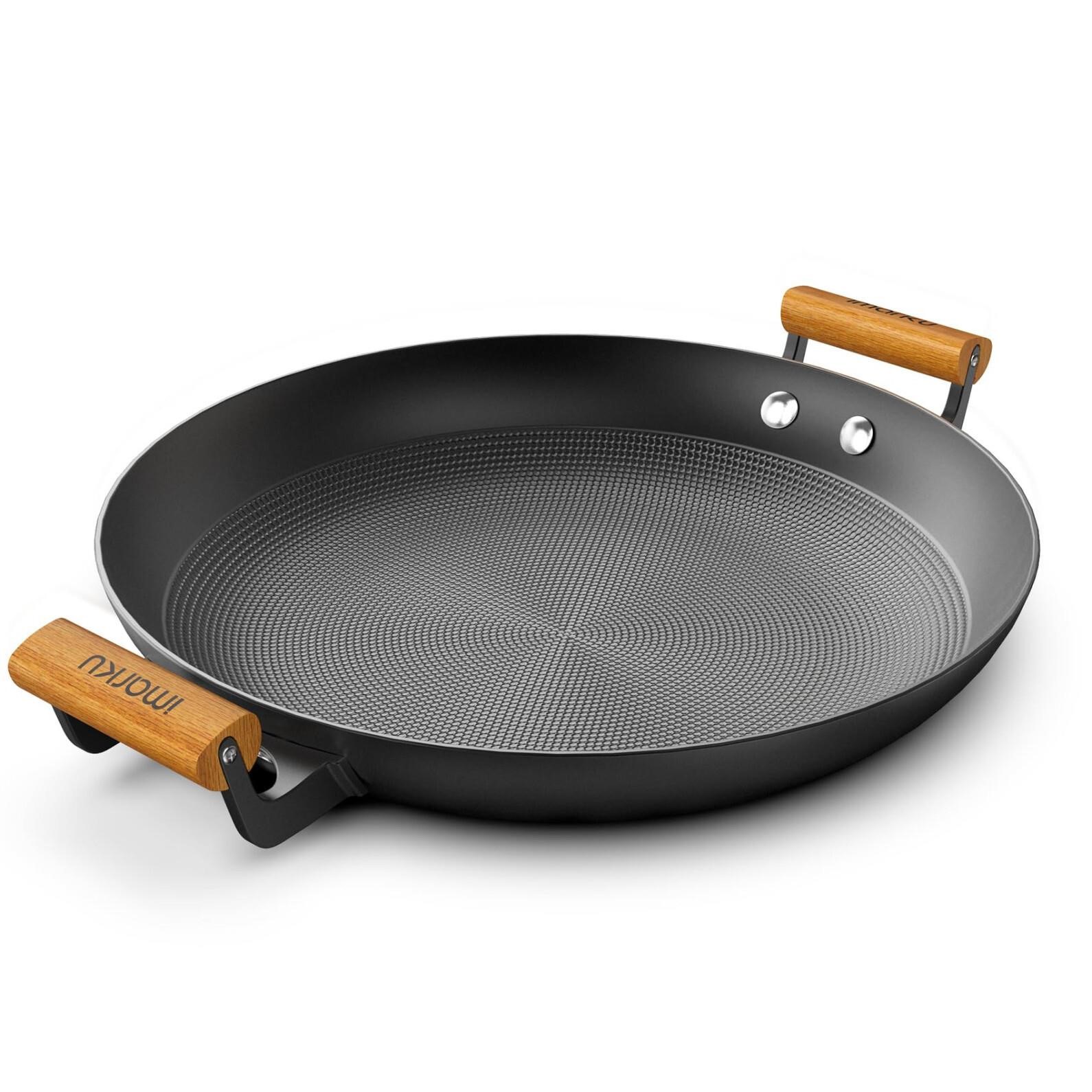 imarku Non Stick Frying Pan, 14 Inch Large Cast Ir