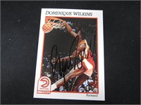 1991-92 HOOPS DOMINIQUE WILKINS AUTOGRAPH