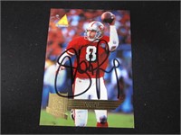 1995 PINNACLE STEVE YOUNG AUTOGRAPH COA