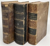 3 Antique / Civil War Era Medical Books