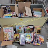 TOY BOX ON WHEELS & BOOKS, PICTURE & CHAPTER