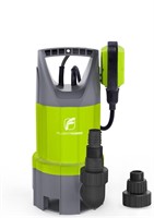 ($60) FLUENTPOWER 3/4HP 3700GPH Submersible pump