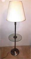 810 - FLOOR LAMP W/ GLASS TRAY