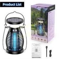 Gpeh Solar Bug Zapper  Cordless  2100 Sq Ft