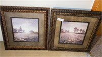 Pair of Michall Marcon Prints 21 ½x21 ½