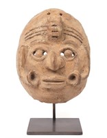 Rare Costa Rican Ceramic Mask