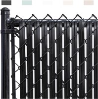 Chain-Link Fence Blade Slats, 4-ft, Black