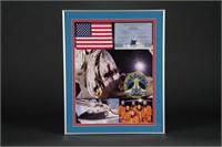 Space Shuttle Atlantis Flown Flag. 2010.