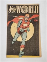 1950 METROPOLITAN PRINTING CO. NEW WORLD COMICS 1