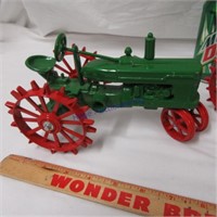 Colored Ertl Farmall Series steel wheel tractors