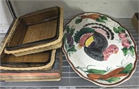 PLATTERS, PLATES, BAKING DISHES