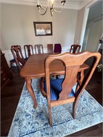 Amish Built Cherry Dining Tables & Chair Set