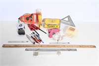 Assorted Measuring Tapes & Rulers